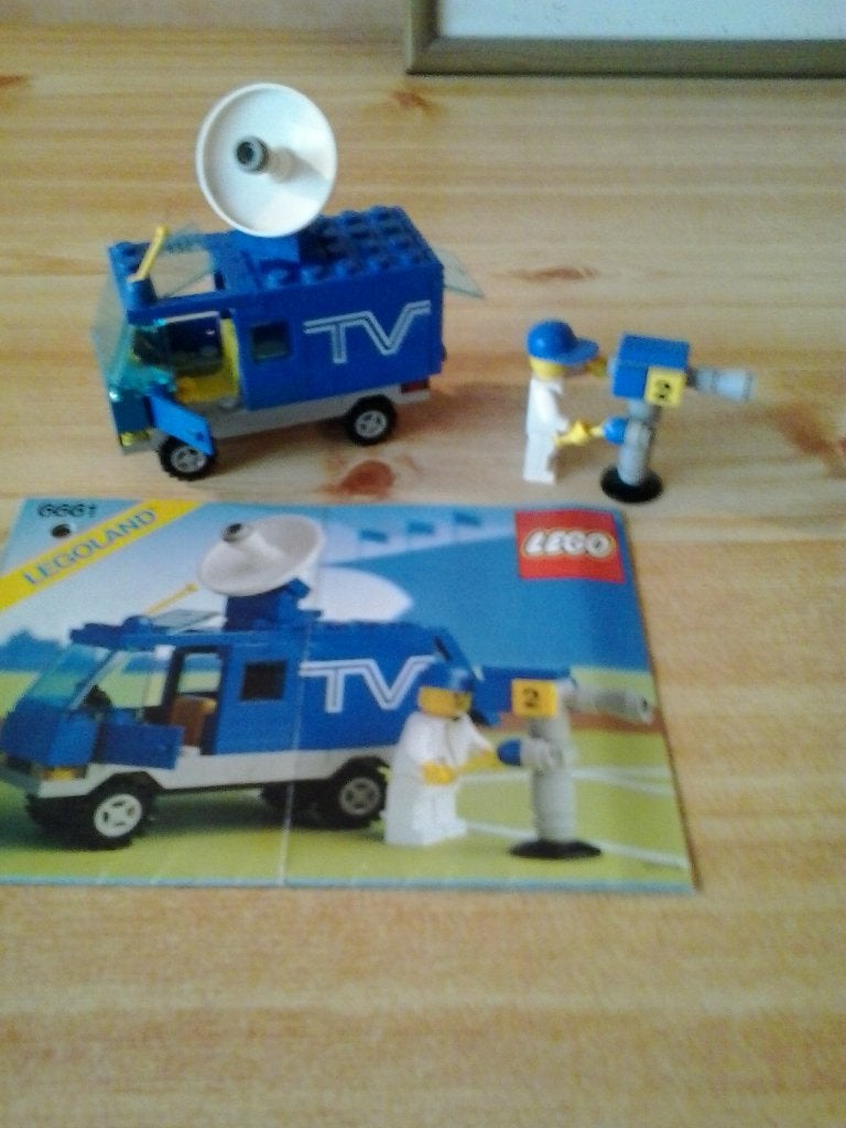 Lego City - Camion de télévision (6661), City, Enlèvement ou Envoi, Lego, Ensemble complet