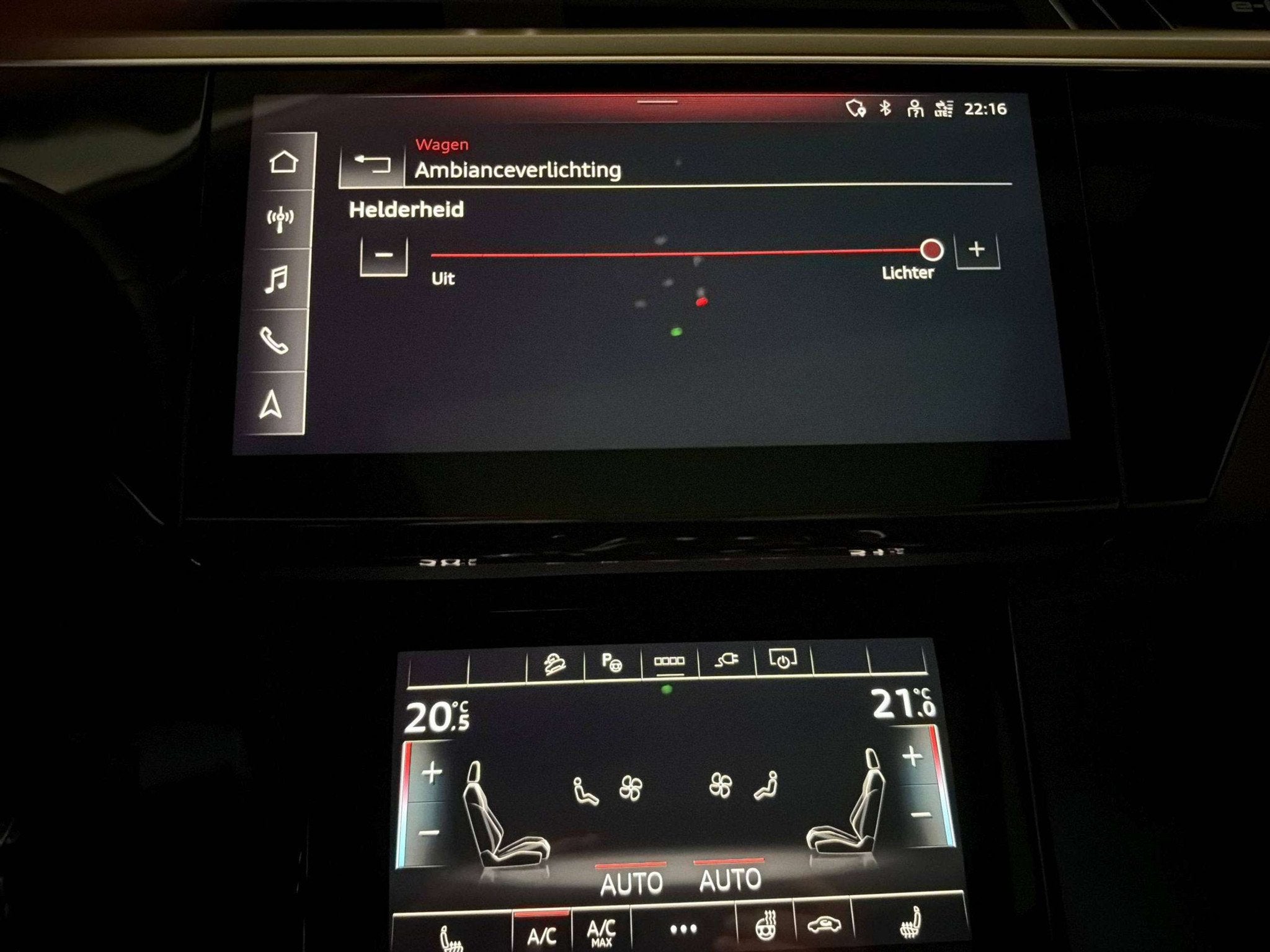 Audi Q8 e-tron 55 QUATTRO 408pk * PANO * FULL BLACK PACK * L, Auto's, Automaat, Gebruikt, Q8 e-tron, Leder