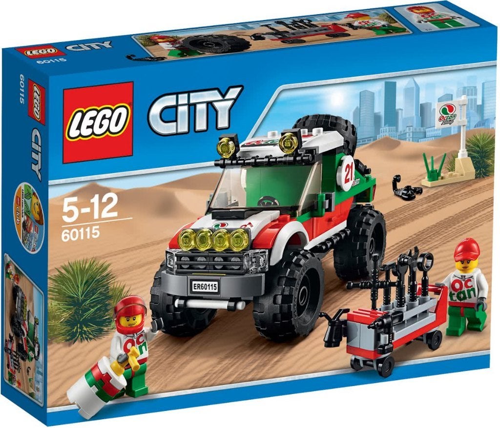 LEGO City Race 60115 4 x 4 Off Roader ONGEOPEND = NIEUW, City, Nieuw, Ophalen of Verzenden, Complete set