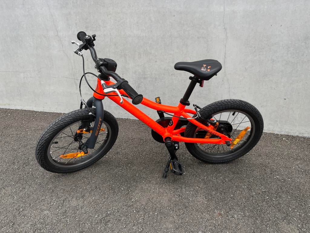 Vélo enfant scott 16 pouces, Vélos & Vélomoteurs, Enlèvement, Comme neuf