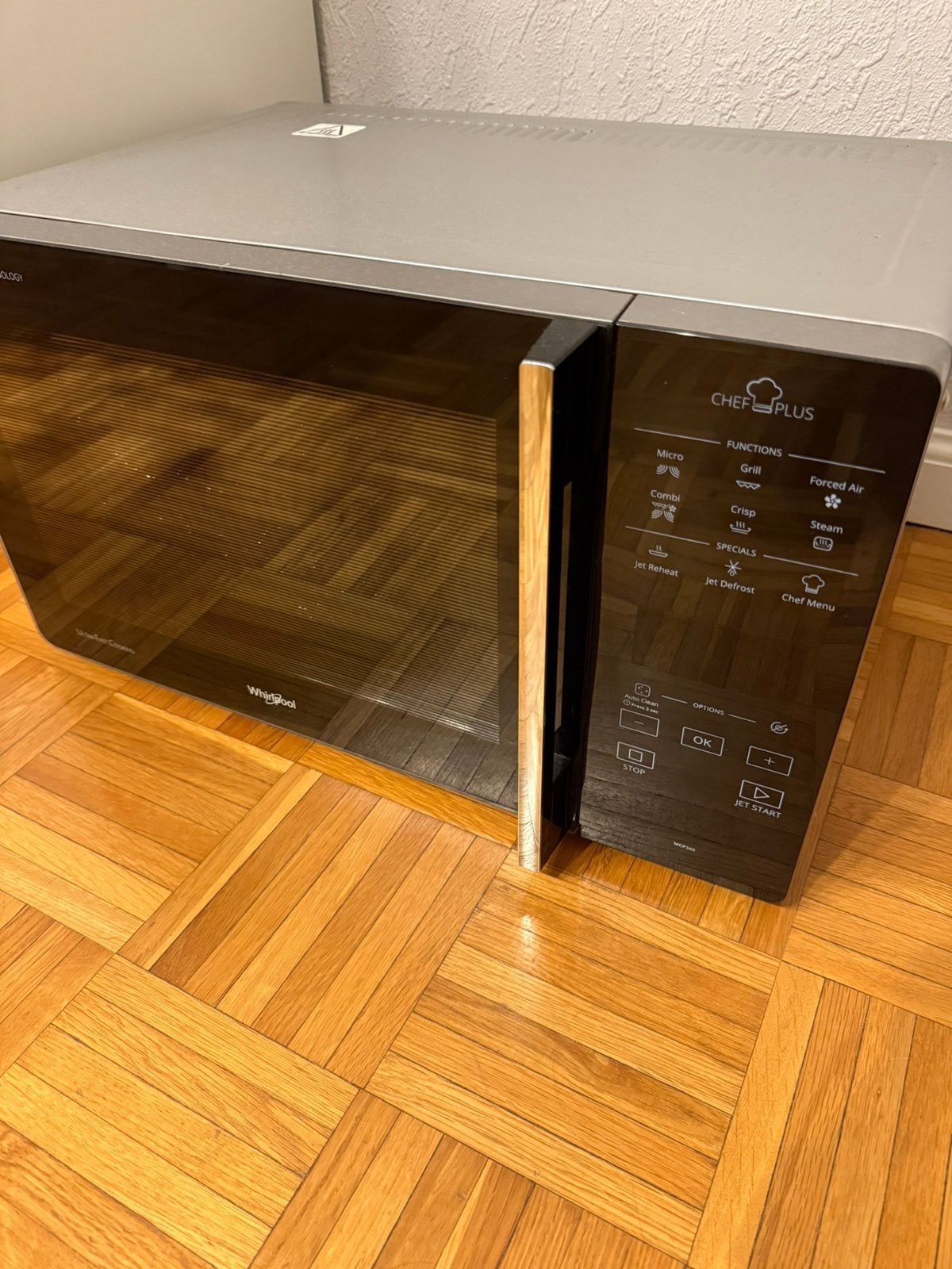 Micro-ondes WHIRLPOOL MCP 349 ChefPlus, Enlèvement, Comme neuf, À Poser, Micro-ondes