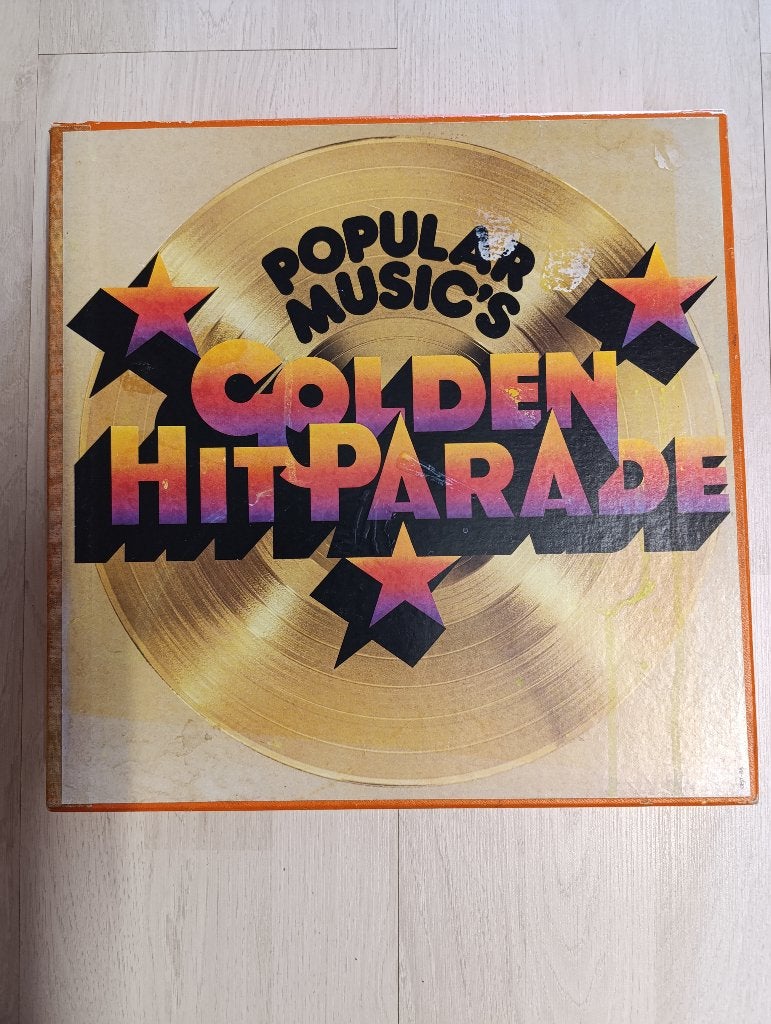 Coffret Vinyle Popular Music's Golden Hit Parade 9 disques, Enlèvement ou Envoi, Pop, Coffret, Utilisé