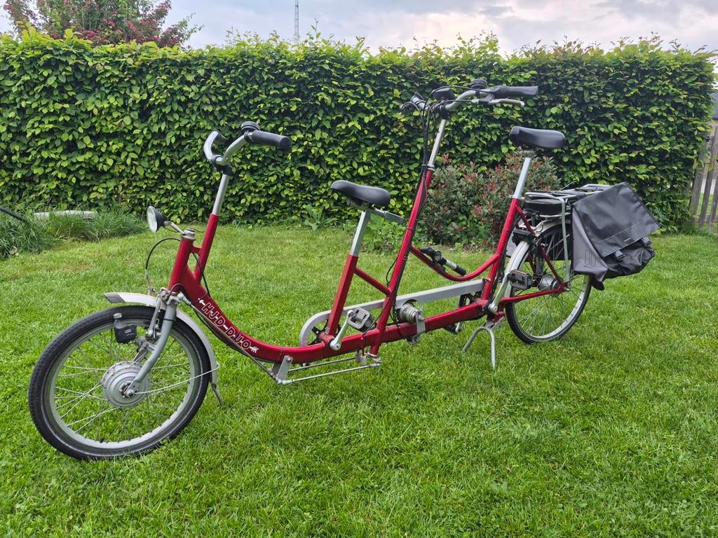 Ouder-Kind-Tandem Elektrisch, Fietsen en Brommers, Fietsen | Tandems, Gebruikt, Minder dan 10 versnellingen, Ophalen