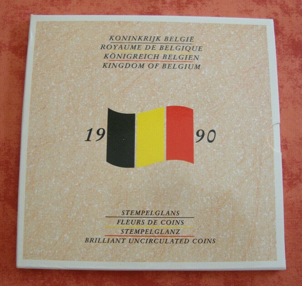 België: Jaarset 1990 FR + VL (10 munten), Verzenden, Setje