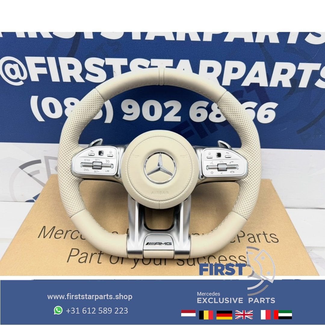 FACELIFT W222 W217 S63 S63 AMG Stuur CREME origineel Mercede, Utilisé, -, -, Enlèvement ou Envoi