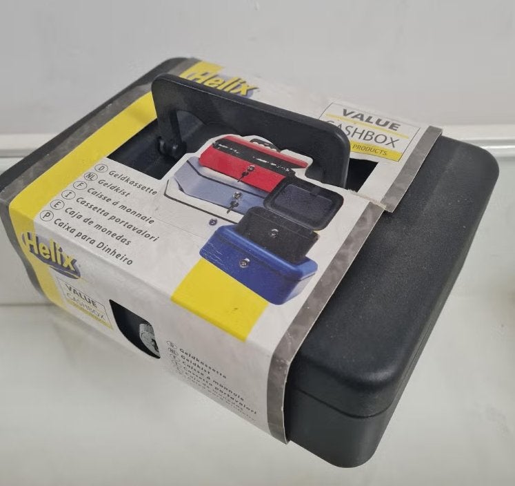 Nieuw zwart geldkoffertje van het merk Helix, Zakelijke goederen, Ophalen