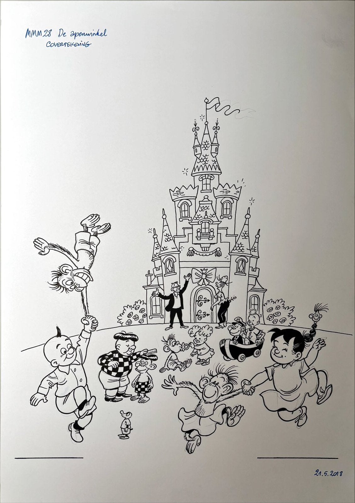 MMM De apenwinkel originele cover, Ophalen of Verzenden, Zo goed als nieuw