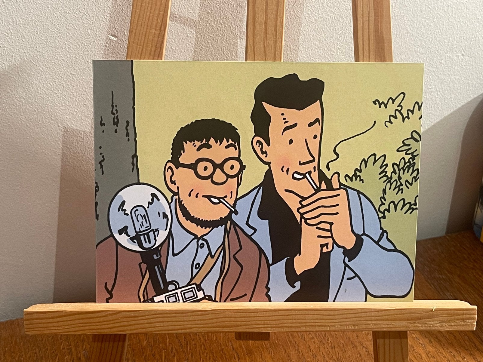 Kuifje postkaart: de juwelen van Castafiore Paris Flash, Verzamelen, Verzenden, Kuifje, Zo goed als nieuw, Plaatje, Poster of Sticker