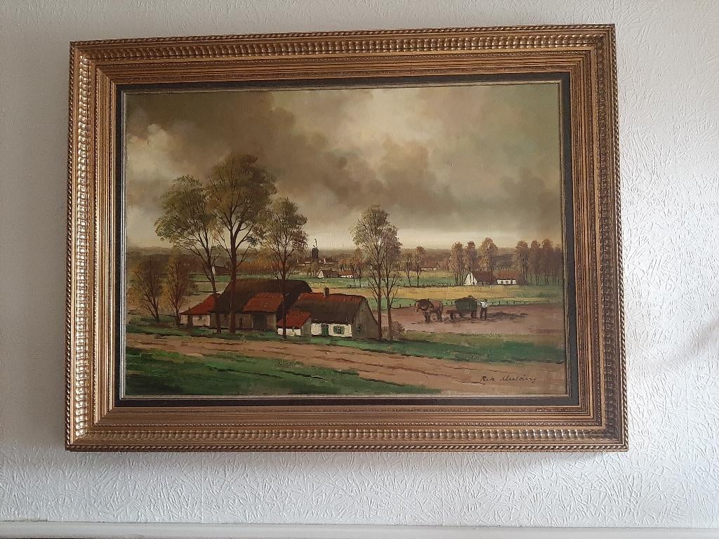 Schilderij van Rik Mulders, Antiek en Kunst, Ophalen