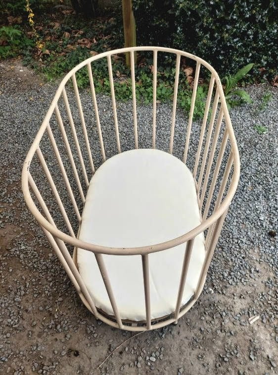 Vintage Retro Metal Baby Crib, Antiek en Kunst, Curiosa en Brocante, Ophalen