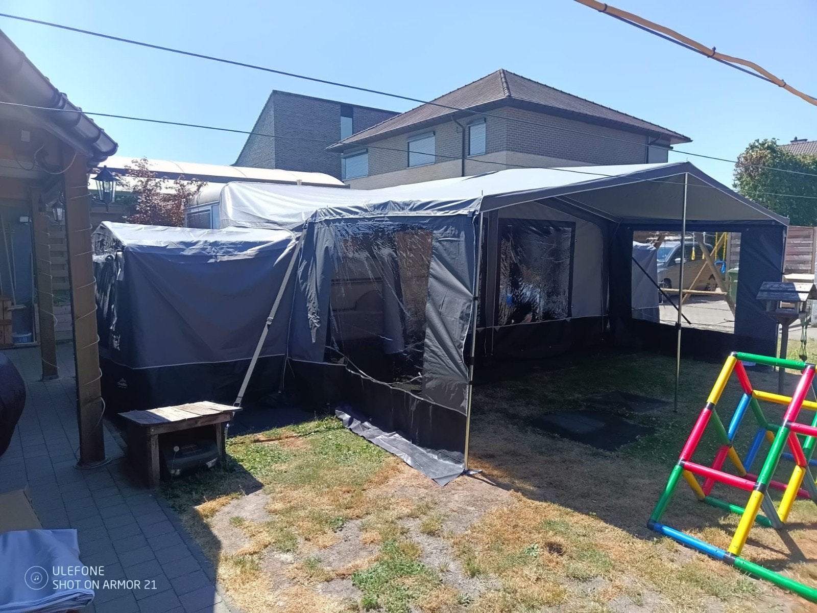 Nieuwe voortent maat 13, Caravans en Kamperen, Ophalen, Nieuw, PVC, Overige merken