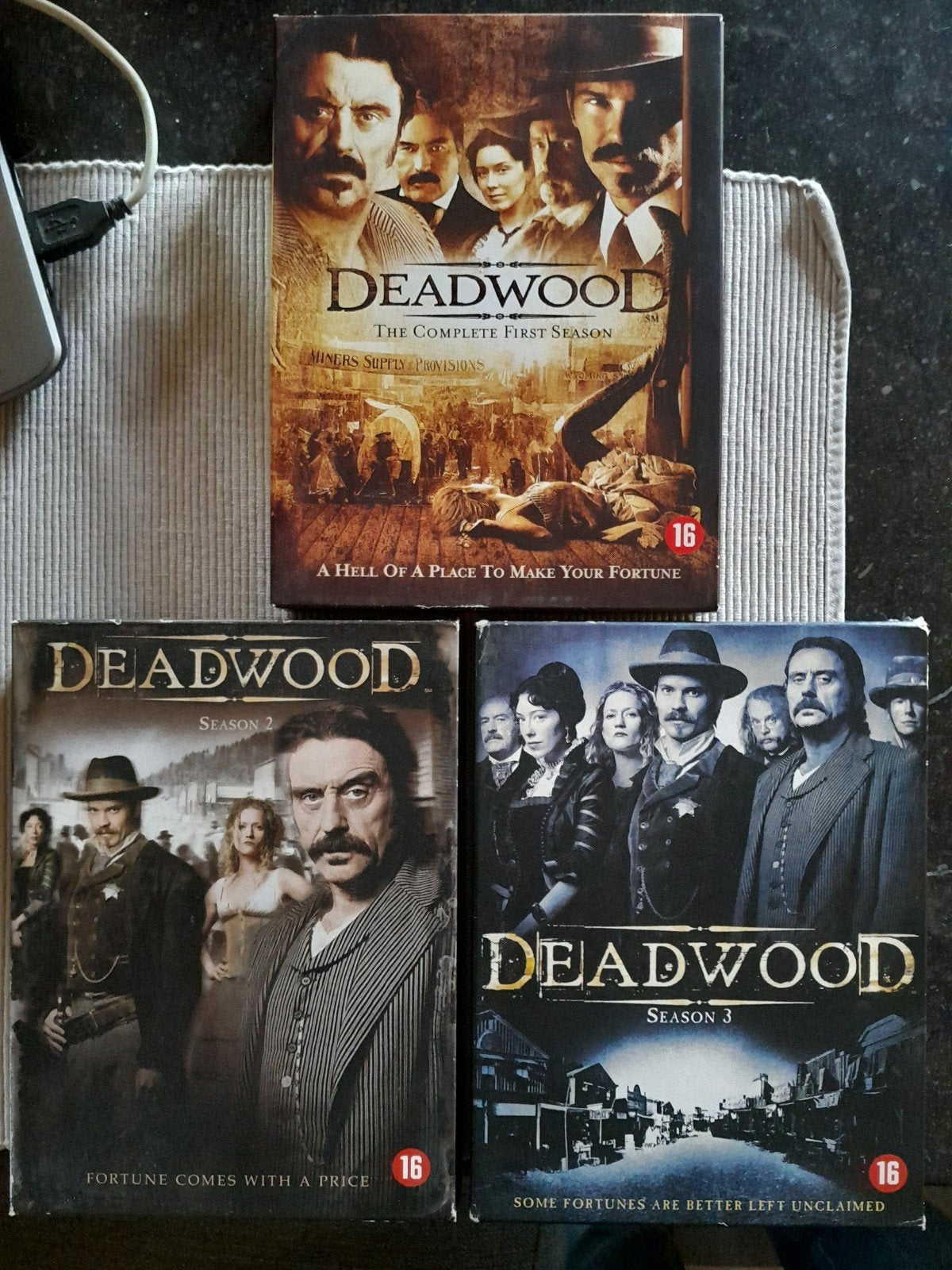 Deadwood (volledige reeks), Cd's en Dvd's, Dvd's | Tv en Series, Vanaf 16 jaar, Boxset, Ophalen of Verzenden, Zo goed als nieuw