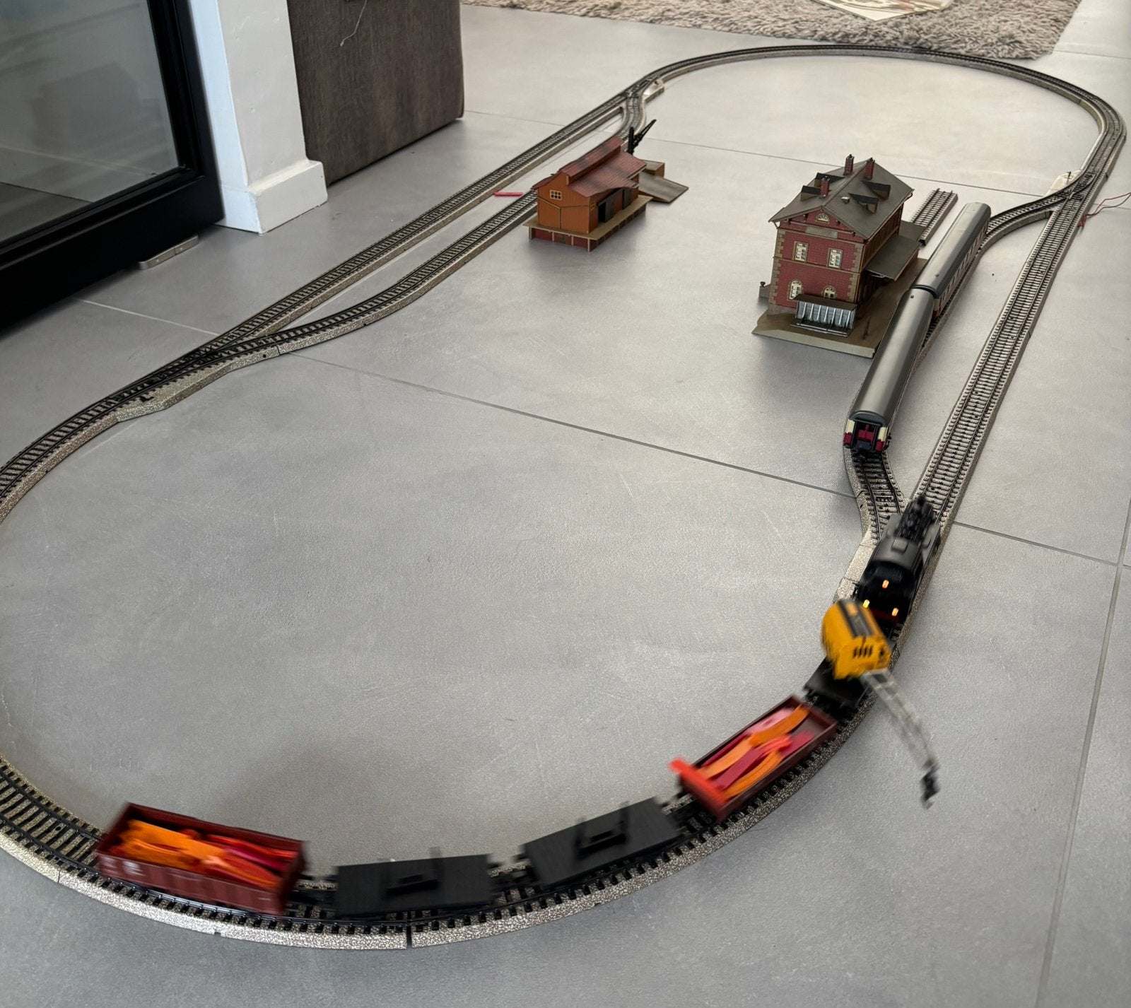 Le chemin de fer Märklin H0 -  fonctionne parfaitement !, Enlèvement, Utilisé, Set de Trains, Märklin