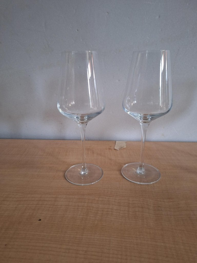 2 wijnglazen, Glas of Glazen, Vivo, Ophalen of Verzenden, Glas