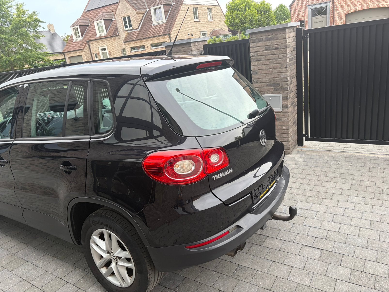 Vw tiguan 1.4 tsi blanco gekeurd, Auto's, Zwart, Zwart, Leder, Bedrijf
