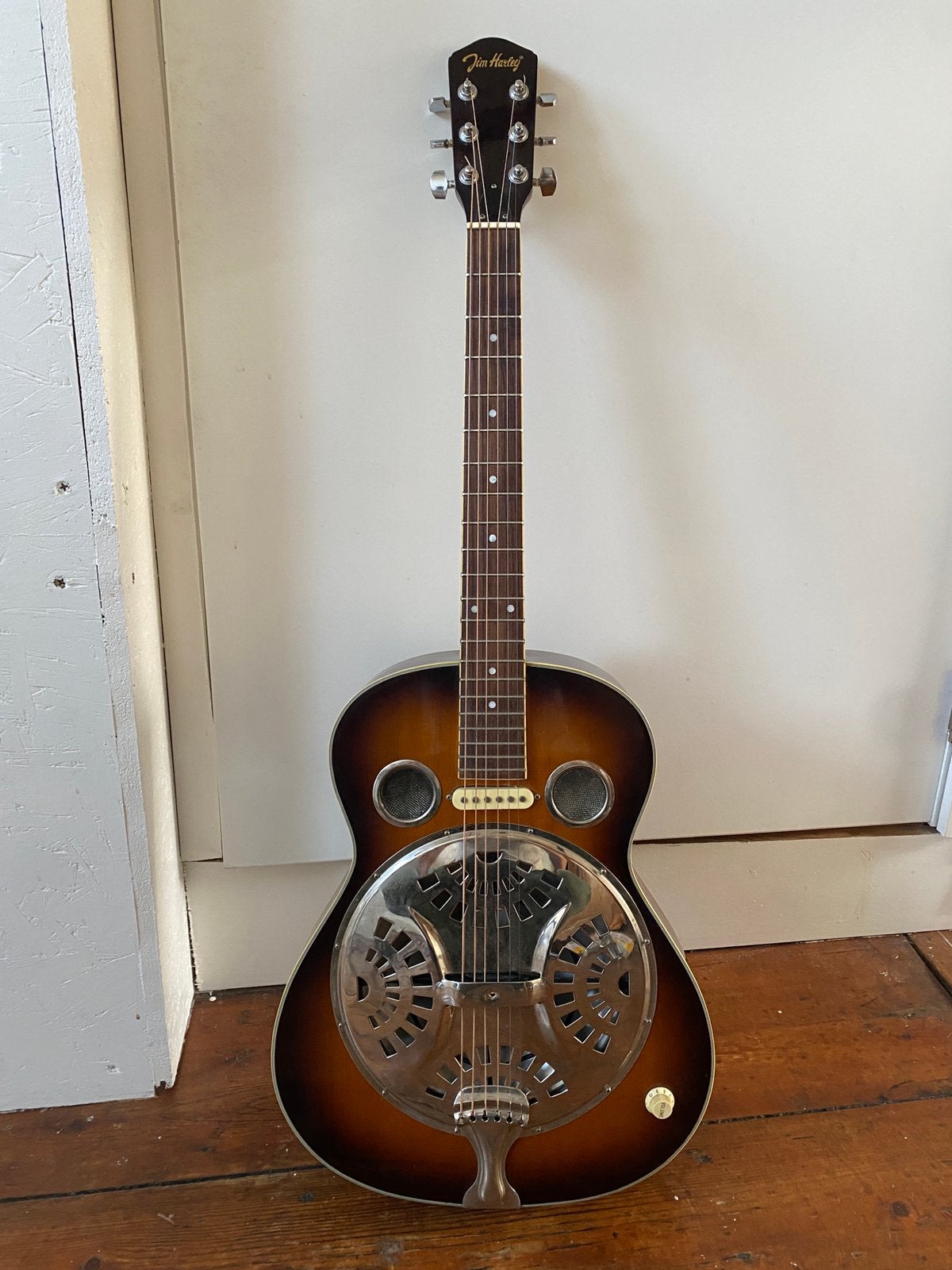 Resonator guitar modded, Ophalen, Gebruikt, Resonator- of Dobrogitaar, Met koffer