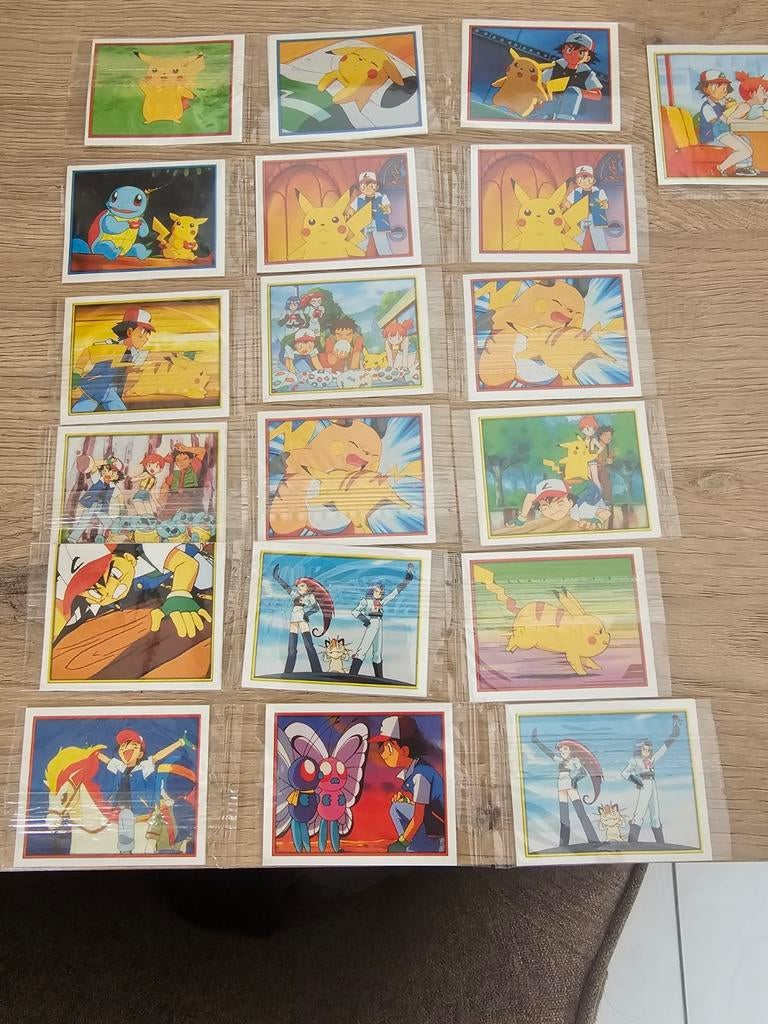 Pokemon merlin sticker 1e editie 1995, Ophalen of Verzenden