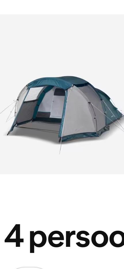 Tent 4 personen, Caravans en Kamperen, Ophalen of Verzenden, Nieuw, Tot en met 4