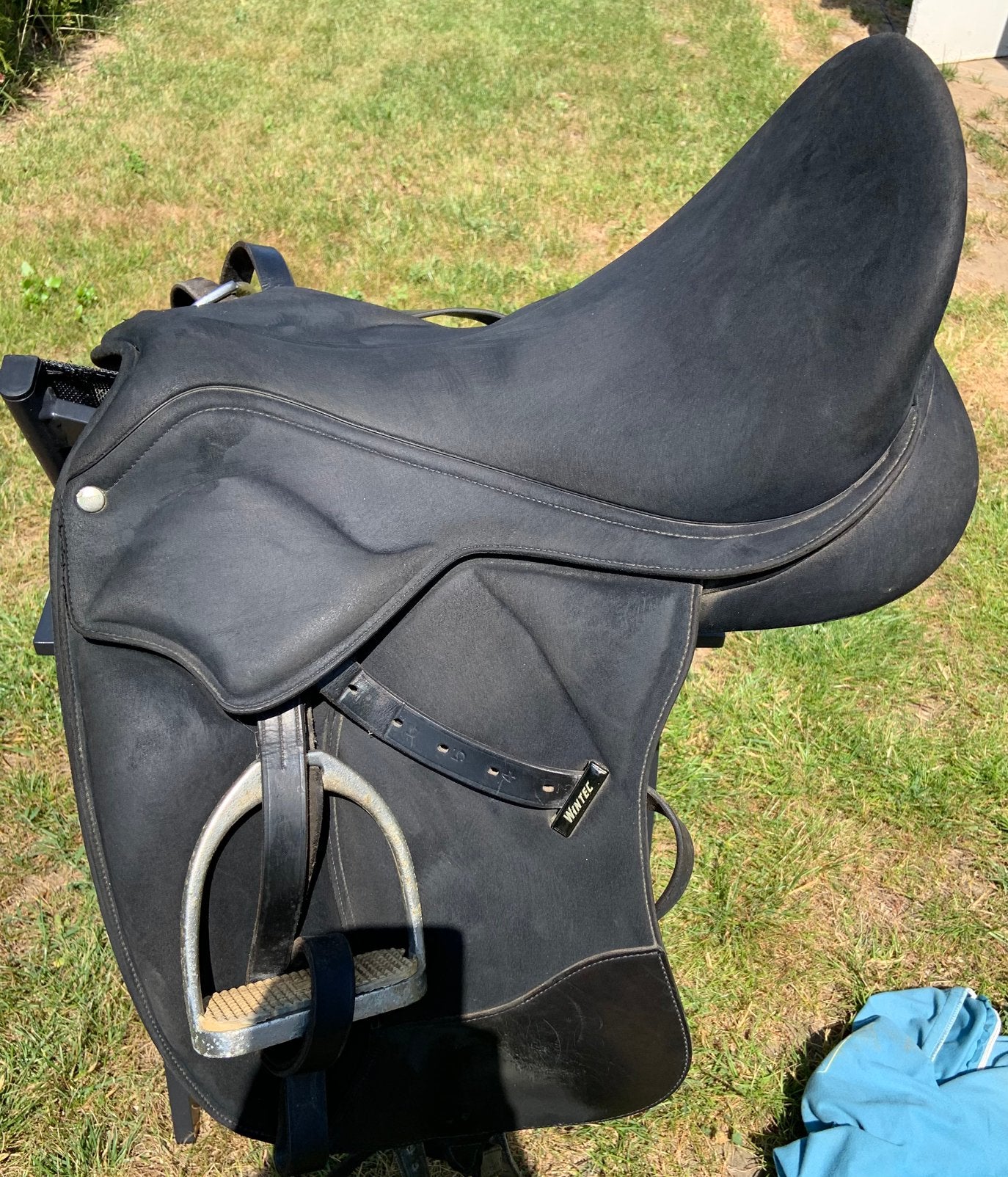 Dressuurzadel 18”, Dieren en Toebehoren, Paarden en Pony's | Zadels, Ophalen, Gebruikt, Wintec, Dressuur