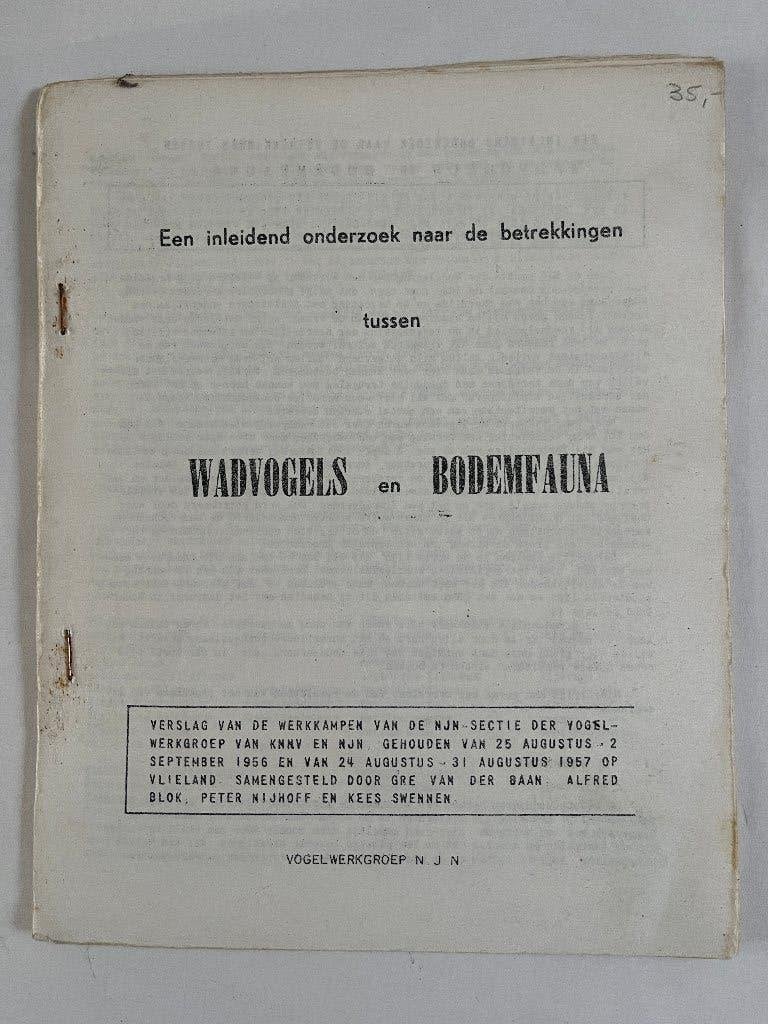 Wadvogels en bodemfauna, Boeken, Ophalen of Verzenden, Gelezen, Natuur algemeen