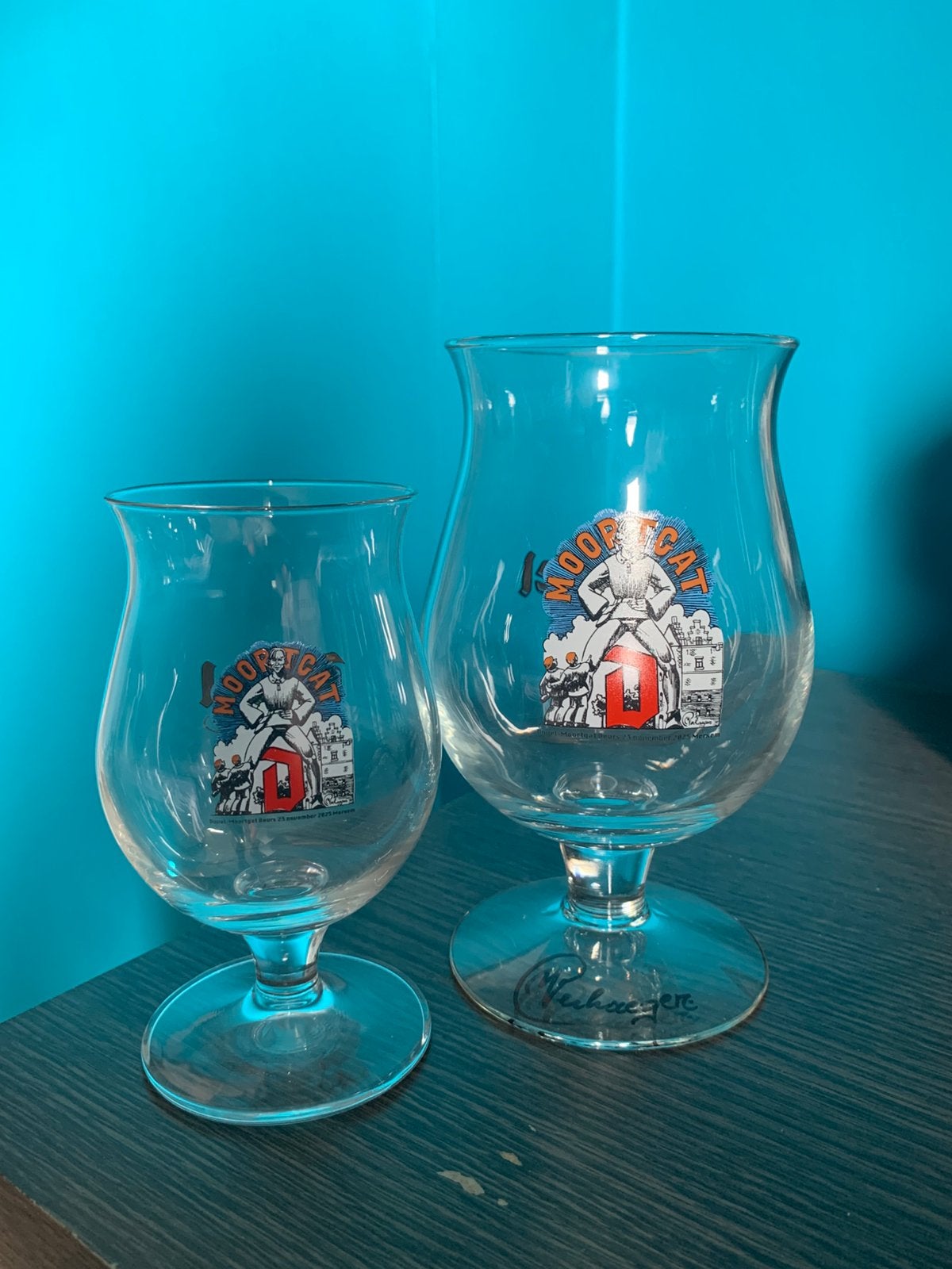 Duvelglazen antwerpen, Ophalen of Verzenden, Zo goed als nieuw, Duvel