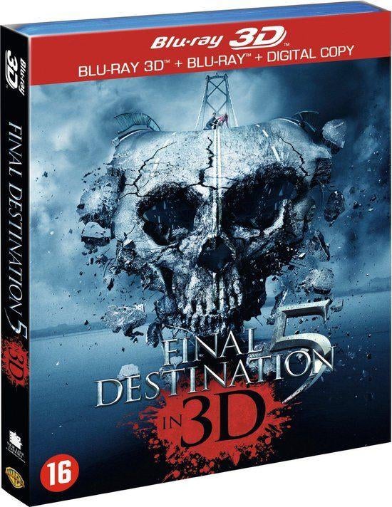 Final destination 5 3D bluray, Cd's en Dvd's, Blu-ray, Ophalen of Verzenden, Zo goed als nieuw, Horror