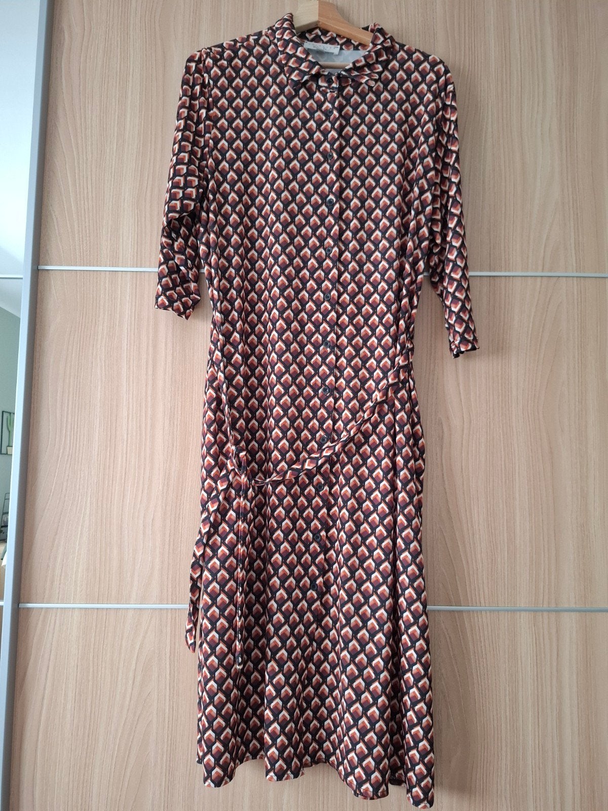 Kleedje maat 48, Kleding | Dames, Bruin, Lola & Liza, Maat 46/48 (XL) of groter, Ophalen of Verzenden