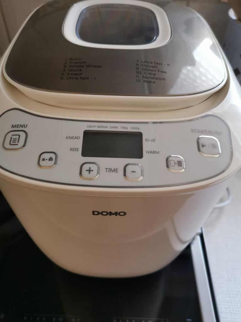 Domo broodbakmachine, Ophalen