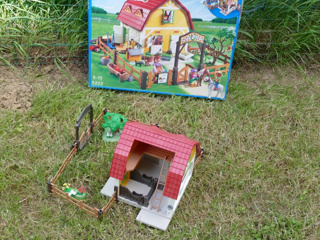 Speelgoed - PLAYMOBIL - 5222 - pony farm, Kinderen en Baby's, Speelgoed | Playmobil, Ophalen, Zo goed als nieuw, Complete set