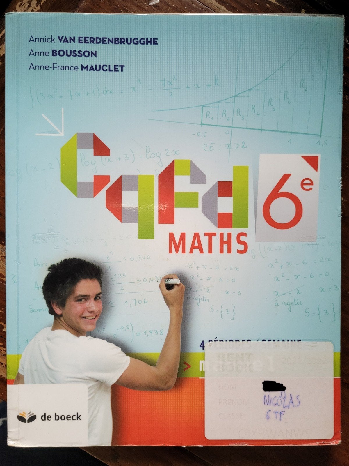CQFD Maths 6  manuel, Enlèvement, Utilisé