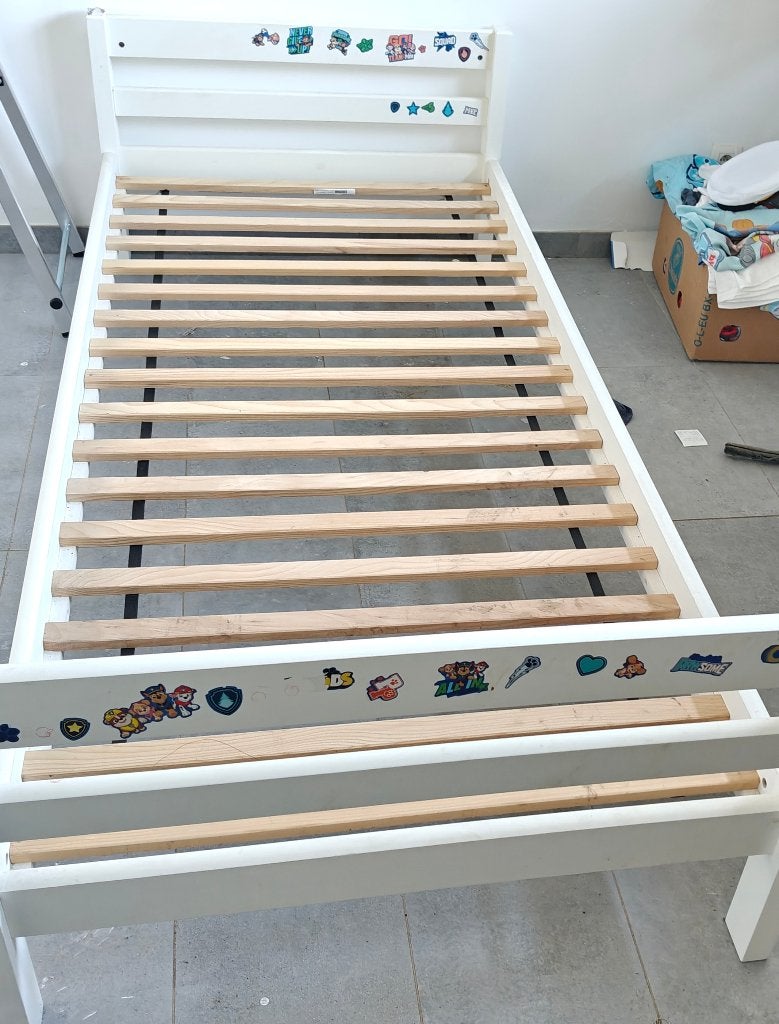 kinderbed 90x200 m, 85 à 100 cm, Sommier à lattes, Enlèvement, 180 cm ou plus