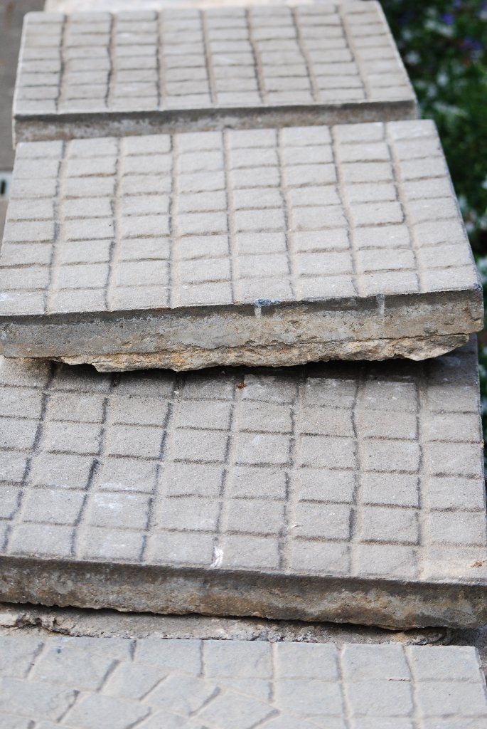 Beton dallen, Tuin en Terras, Tegels en Klinkers, Ophalen, Gebruikt, 10 m² of meer, Beton