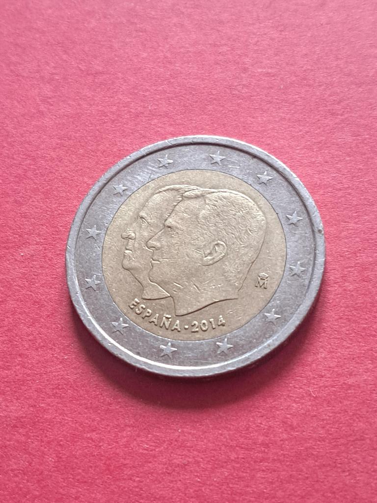 2014 Espagne : 2 euros, changement de trône Felipe VI, Timbres & Monnaies, Monnaies | Europe | Monnaies euro, Envoi, Espagne, 2 euros