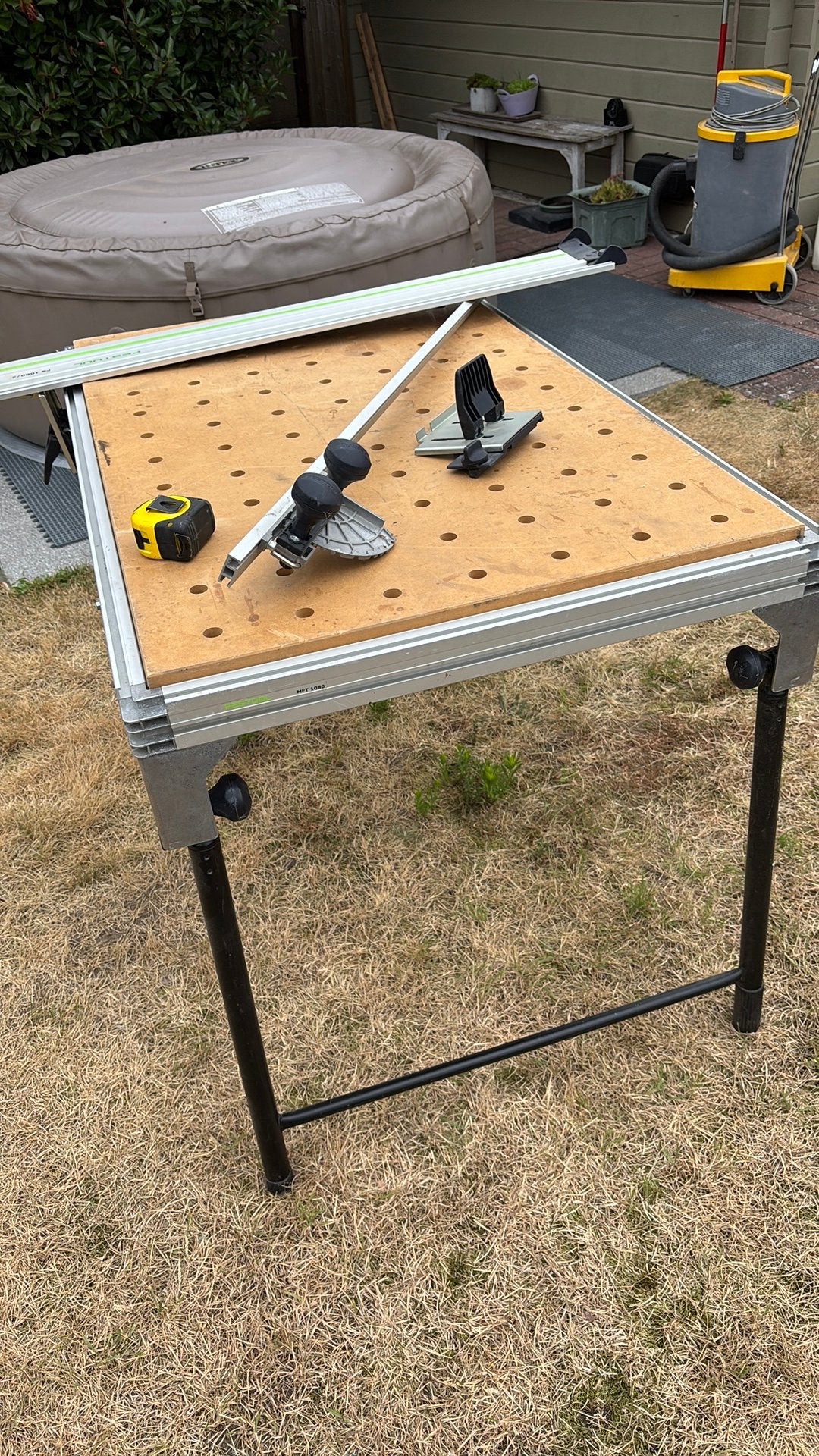 Festoolwerkbank MFT1080., Bricolage & Construction, Établis, Enlèvement, Utilisé, 70 à 120 cm, Rabattable
