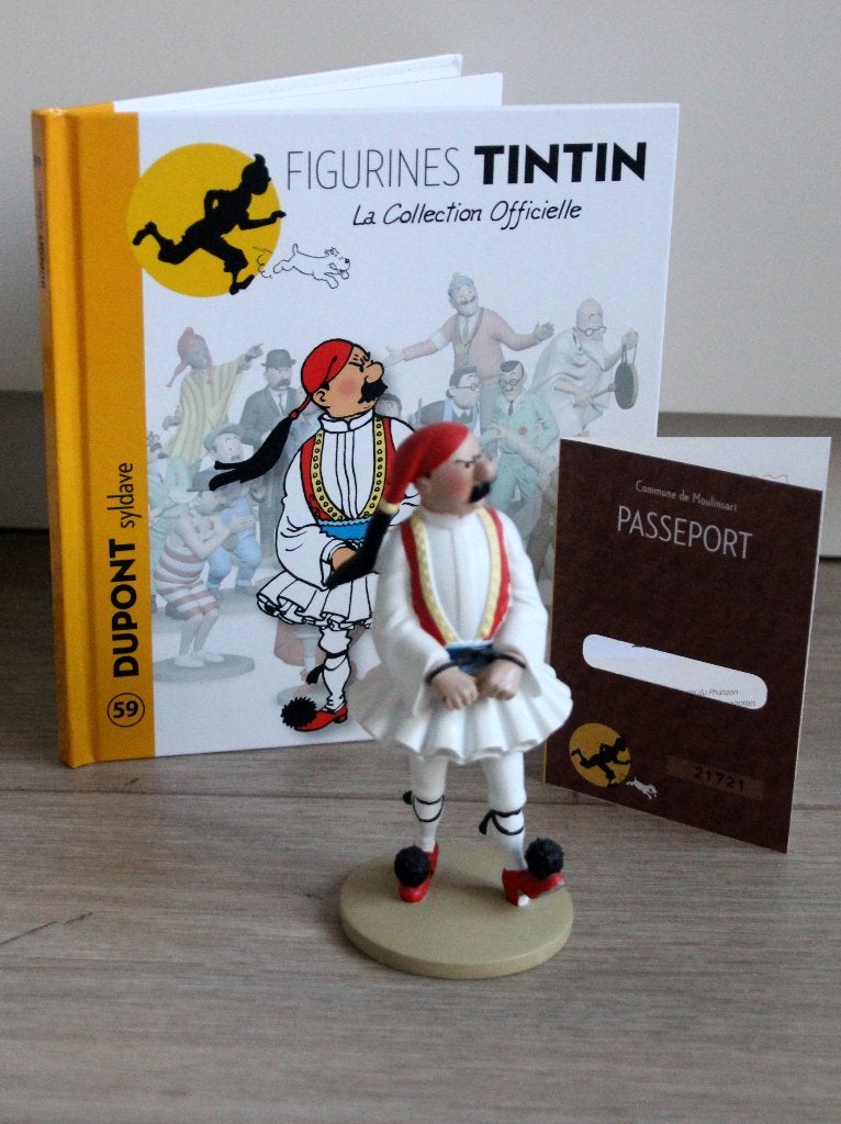 Moulinsart figurine n 59 Jansen Tintin Hergé Kuifje, Envoi, Tintin, Comme neuf