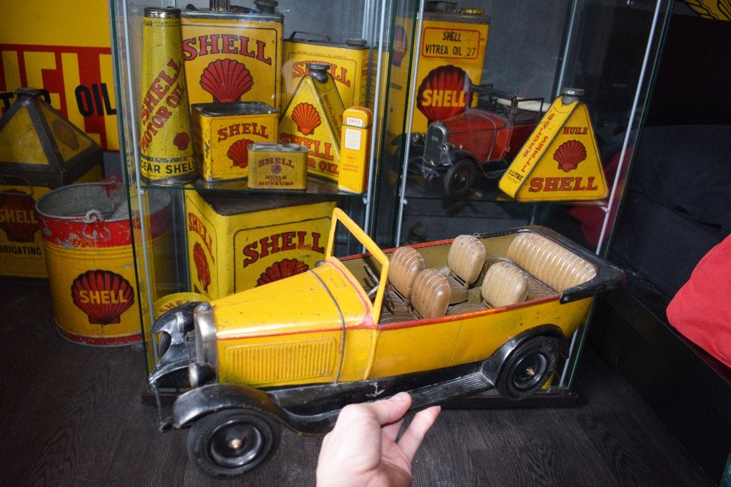 jouet ancien CIJ citroen C4 autocar 6 places 1928, Enlèvement ou Envoi