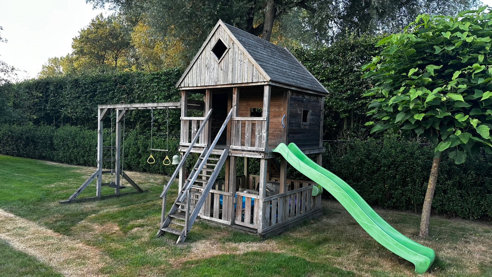 Grote speeltuin, Kinderen en Baby's, Ophalen, Gebruikt, Schommel, Aanbouwonderdeel