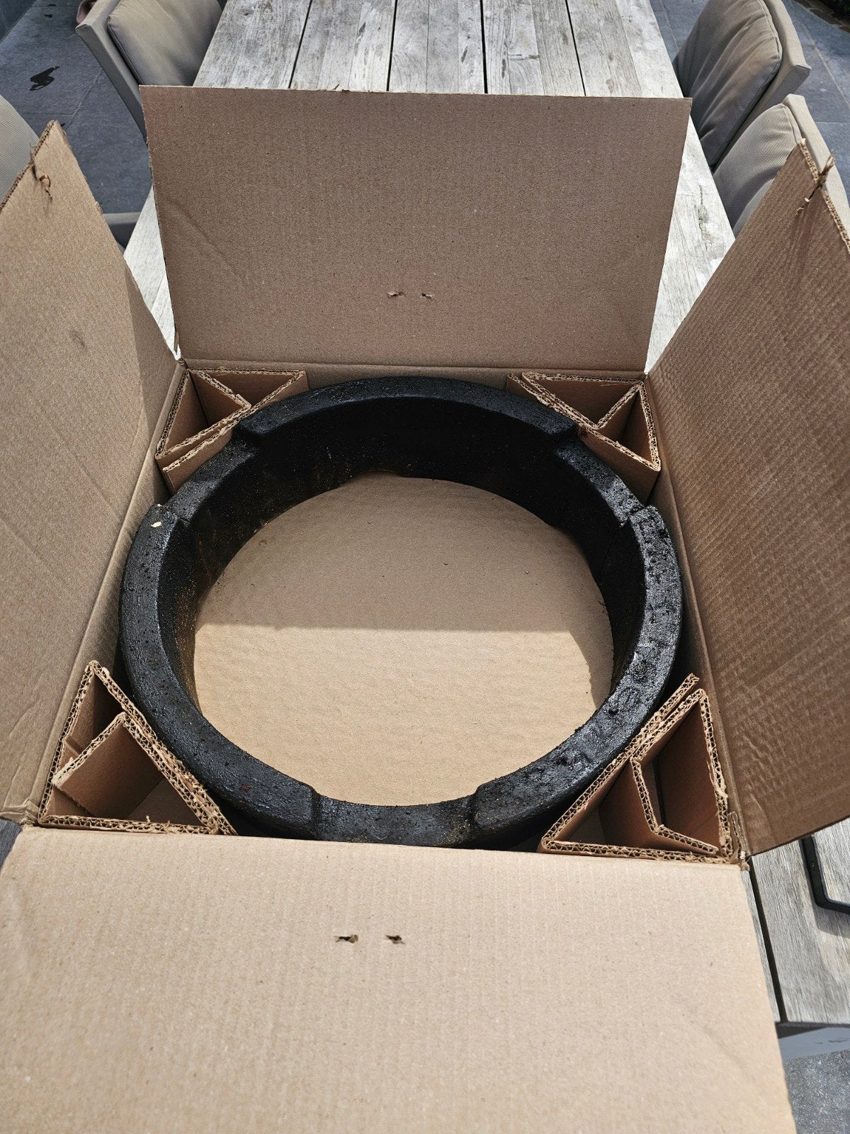 Big Green Egg Large Fire ring (gebroken), Ophalen