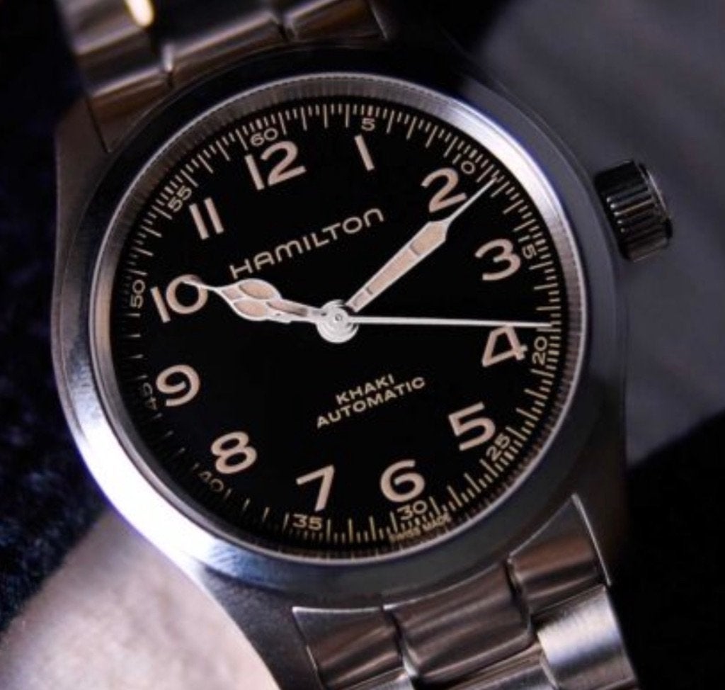 Horloge Hamilton Murph 38mm, Staal, Polshorloge, Zo goed als nieuw, Ophalen