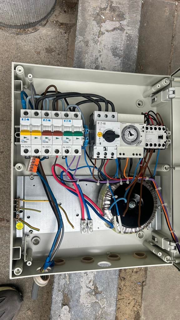 Coffret électrique filtration piscine, Tuin en Terras, Zwembad-toebehoren, Ophalen, Gebruikt, Verlichting