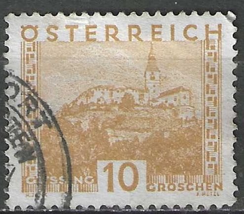 Oostenrijk 1929/1931 - Yvert 378 - Gussing (ST), Verzenden, Gestempeld
