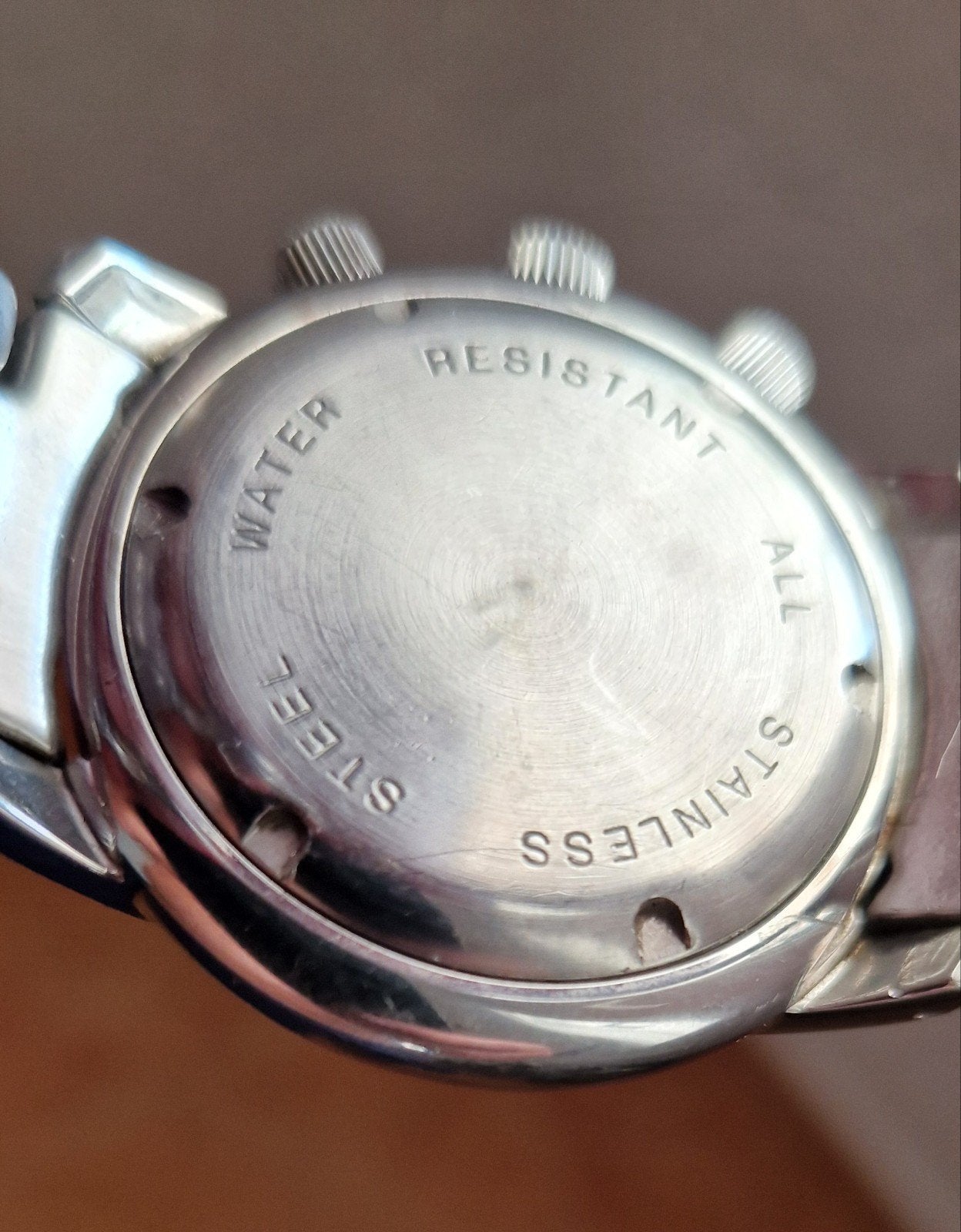 Horloge van roestvrij staal, Handtassen en Accessoires, Ophalen of Verzenden, Staal, Staal