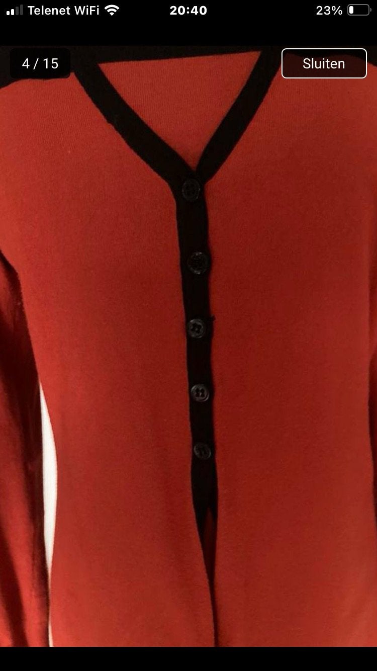 Twinset van Melvin nieuwstaat maat 42 top en vest, Kleding | Dames, Ophalen of Verzenden, Zo goed als nieuw, Maat 42/44 (L)