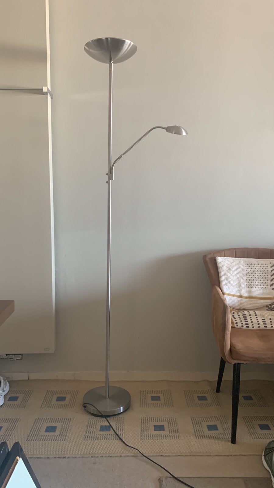 Staande lamp, Ophalen, Gebruikt, Metaal
