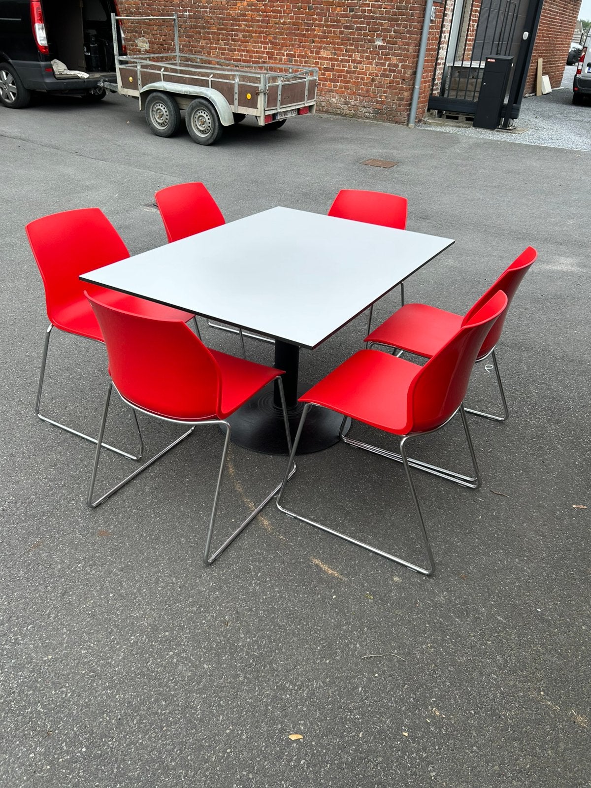 Chaises Kastel Kalea avec table Origlia (plateau italien), Enlèvement, Comme neuf, Synthétique