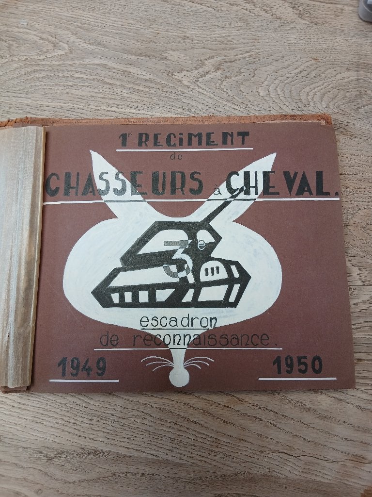Fotoalbum 1ChCh 3 esc recce 1949 1950, Verzenden, Landmacht, Foto of Poster
