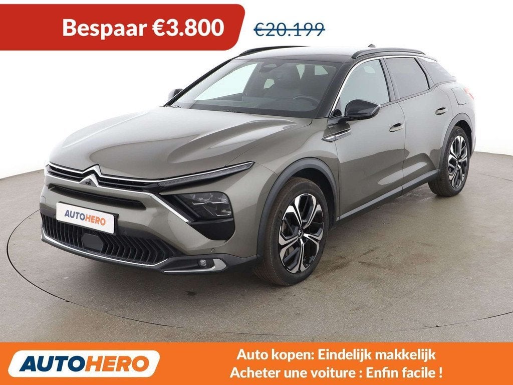 Citroën C5 X 1.6 Plug-in Hybrid Shine Pack (automatique), Autos, Citroën, Cuir, Argent ou Gris, Achat, Euro 6