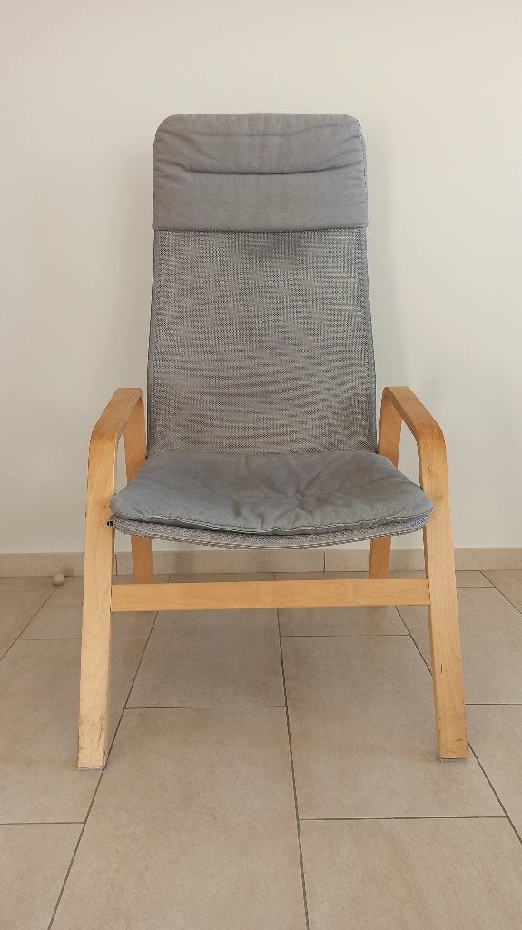 Fauteuil gris confort – Housse amovible – Style Moderne Cosy, Maison & Meubles, Enlèvement, Comme neuf