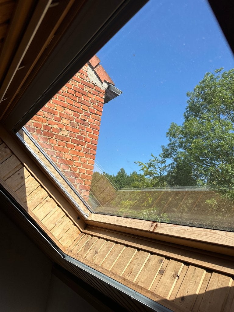 Velux dakraam 134X98 cm, Enlèvement, Utilisé, Autres couleurs, Bois