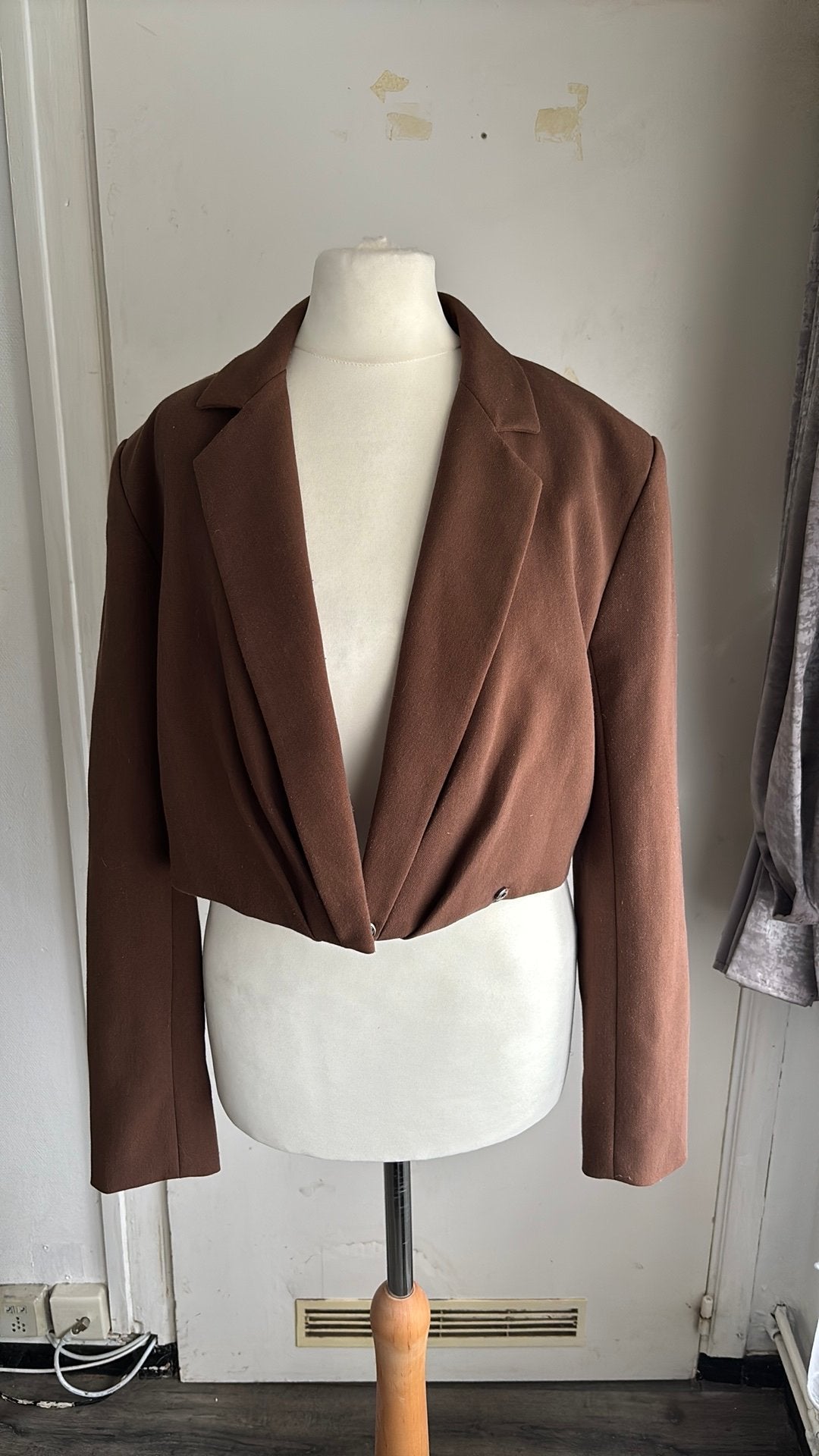 Blazer femme zara, Taille 38/40 (M), Comme neuf, Brun, Costume ou Complet